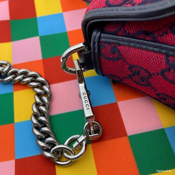 Hyper Peter Bag Top GG GUCCI Marmont Handle Mini 0825